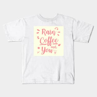 coffee rain Kids T-Shirt